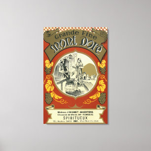 Impressão Em Tela Mont Dore Wine LabelEurope