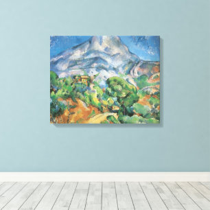 Impressão Em Tela Mont Sainte Victoire Acima de Tholonet, Paul Cezan
