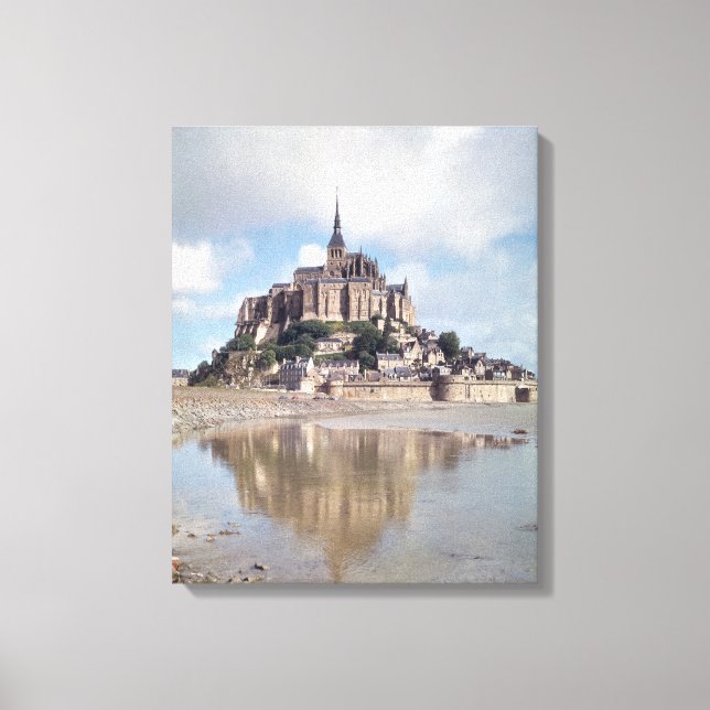 Impressão Em Tela Mont Santo-Michel (Frente)