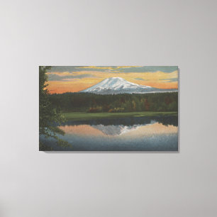 Impressão Em Tela Montagem Adams, Washington - vista da montanha