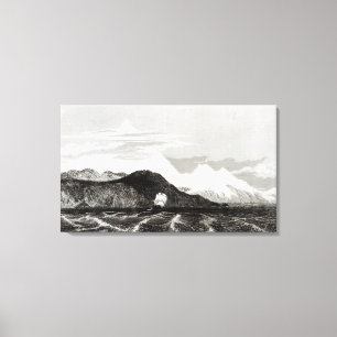 Impressão Em Tela Montagem Sarmiento, gravado por Thomas Landseer