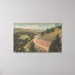 Impressão Em Tela Montana - Harding Way (Hwy No. 10)