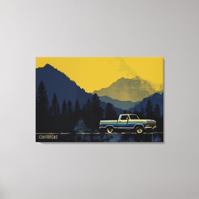 Impressão Em Tela Montaña Mística: Uma Viagem Transcendente (Frente)