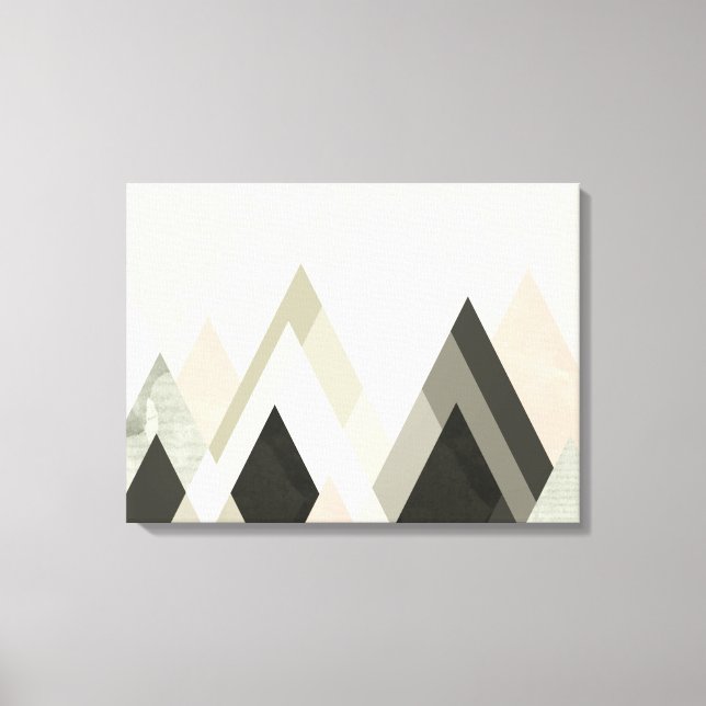 Impressão Em Tela Montanhas além das montanhas III (Frente)