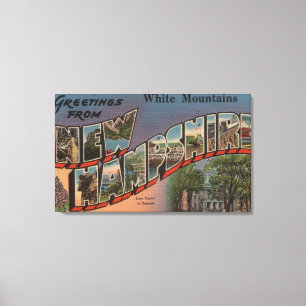 Impressão Em Tela Montanhas brancas, New Hampshire 2