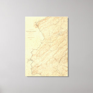 Impressão Em Tela Montanhas de New-jersey