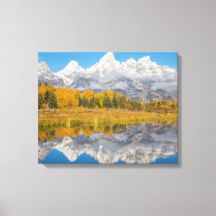 Impressão Em Tela Montanhas Grand Teton Wyoming