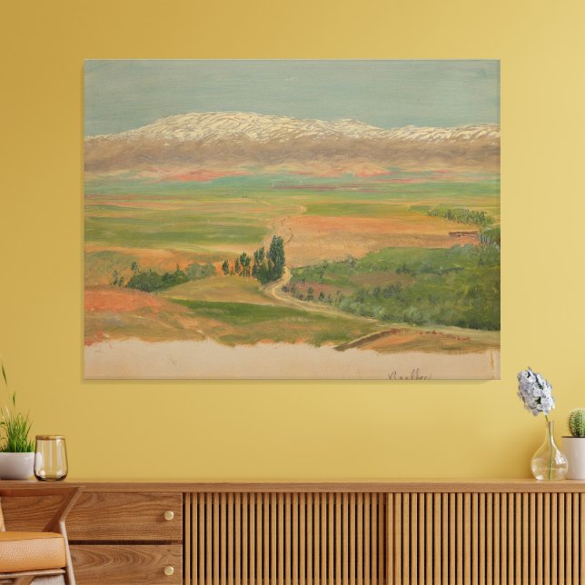 Impressão Em Tela Montanhas perto de Baalbec (Insitu(Sala de estar))