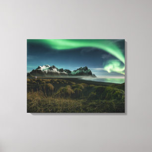 Impressão Em Tela Montanhas   Vestrahorn Mountain, Islândia