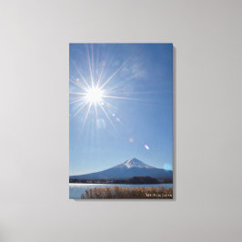 Impressão Em Tela Monte Fuji Fujisan Japão Viagem Paisagem