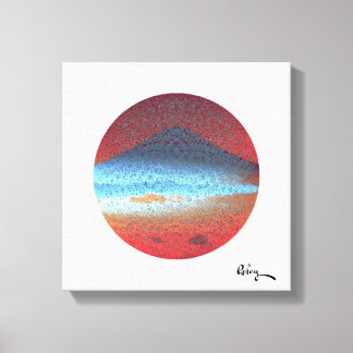 Impressão Em Tela Monte Fuji White por Rofey