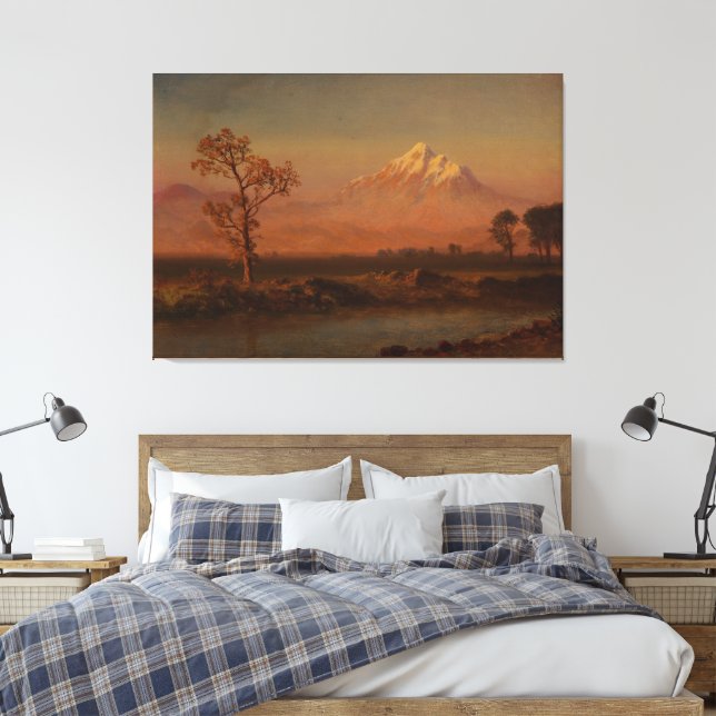 Impressão Em Tela Monte Hood (Insitu(Quarto))