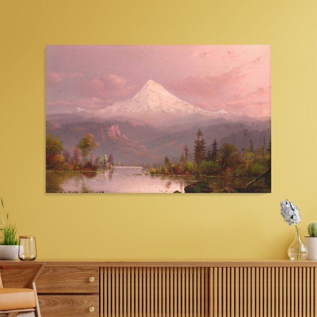 Impressão Em Tela Monte Hood, Oregon  (Insitu(Sala de estar))
