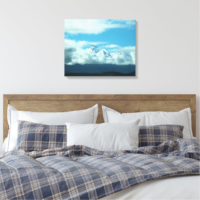 Impressão Em Tela Monte Místico Shasta (Insitu(Quarto))