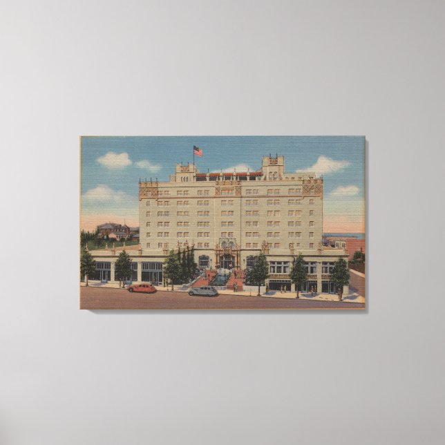 Impressão Em Tela Monterey, CA - Hotel San Carlos View (Frente)