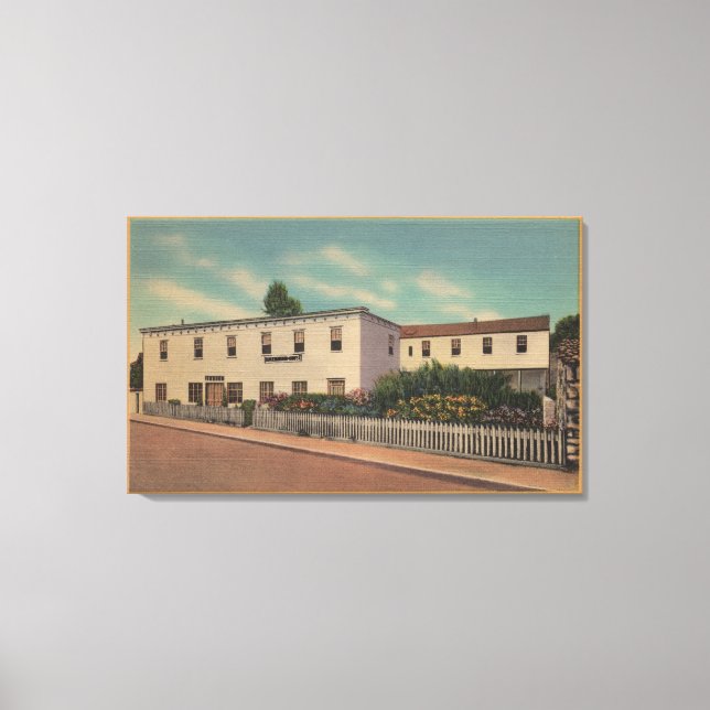 Impressão Em Tela Monterey, CA - Lar de Robert Louis Stevenson (Frente)