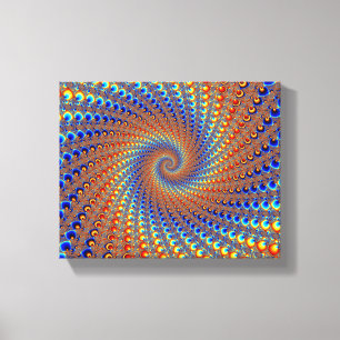 Impressão Em Tela Monterey Fractal Art