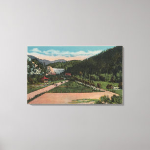 Impressão Em Tela Montículo, TA - vista do parque de Reservior da