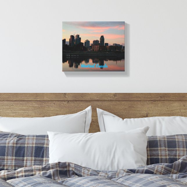 Impressão Em Tela Montreal  (Insitu(Quarto))