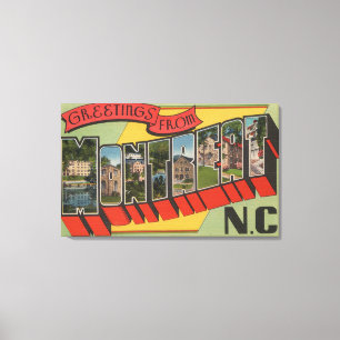 Impressão Em Tela Montreat, North Carolina - grandes cenas 2 da