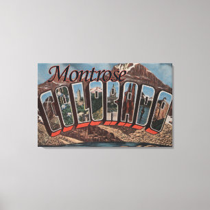 Impressão Em Tela Montrose, Colorado - grandes cenas da letra