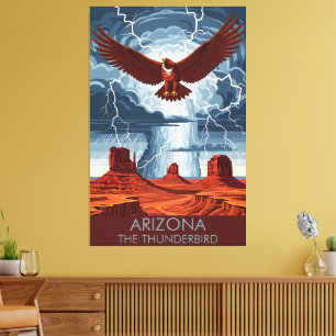 Impressão Em Tela Monument Valley Arizona WPA