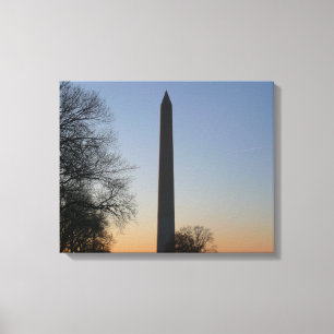 Impressão Em Tela Monumento a Washington no Sunset