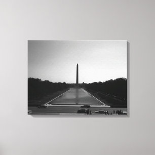 Impressão Em Tela Monumento de Washington EUA Vintage