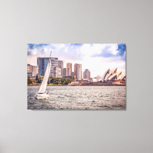 Impressão Em Tela Monumentos Ópera de Sidney