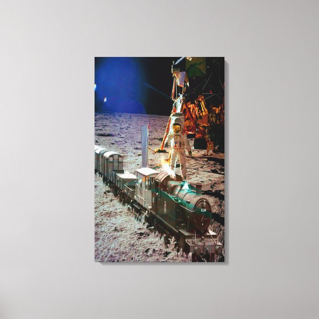 Impressão Em Tela Moon Landing Express (Frente)