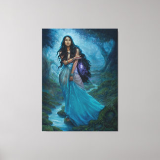 Impressão Em Tela Moon Maiden