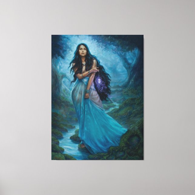 Impressão Em Tela Moon Maiden (Frente)