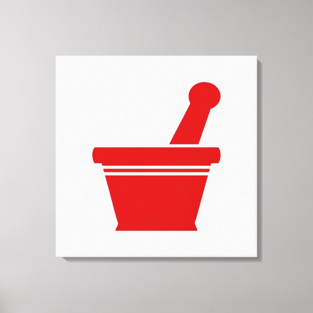 Impressão Em Tela Mortar e Pestle (Frente)