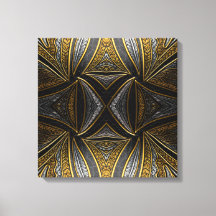 Mosaico Dourado Luxo – Parede de Metal Revestida P