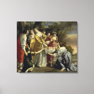 Impressão Em Tela Moses salvou do Nile, c.1630