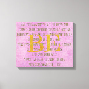 Impressão Em Tela Motivação Seja Você Citação