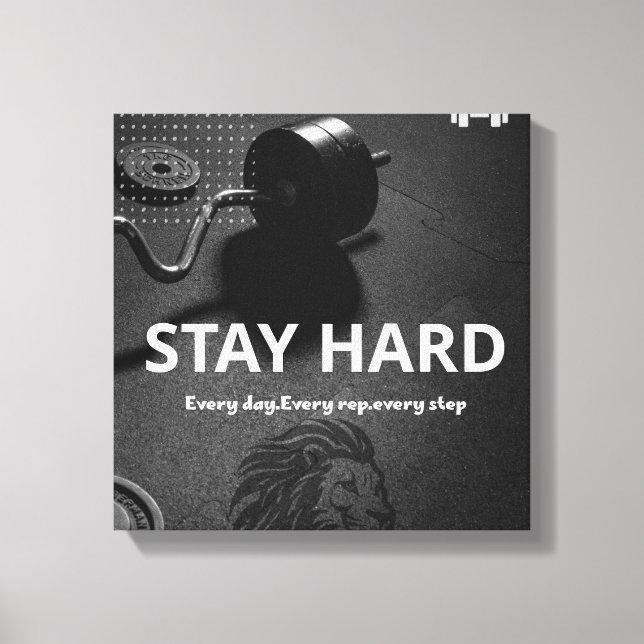 Impressão Em Tela motivation (Frente)