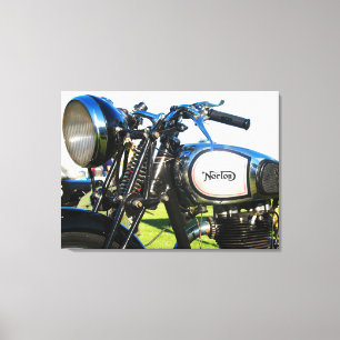 Impressão Em Tela Motocicleta 1935 do modelo 50 de Norton