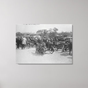 Impressão Em Tela Motocicletas requisitadas, fotografia de Paris