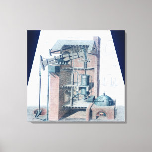 Impressão Em Tela Motor de vapor atmosférico