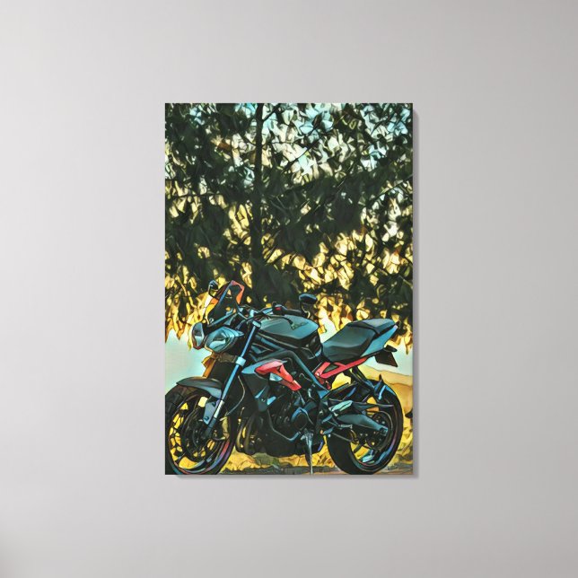 Impressão Em Tela Motorcycles gift (Frente)