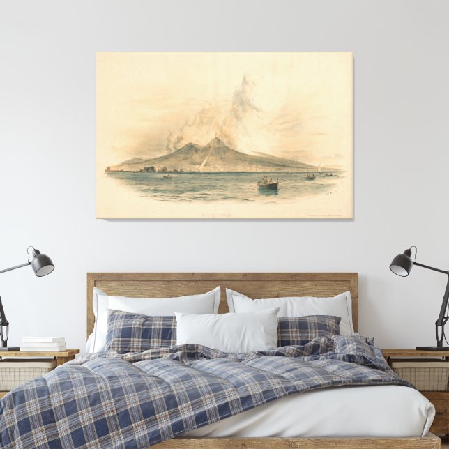 Impressão Em Tela Mount Vesuvius (Insitu(Quarto))