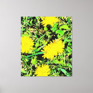 Impressão Em Tela Mountain Dandelions Foto De Ottawa Canadá