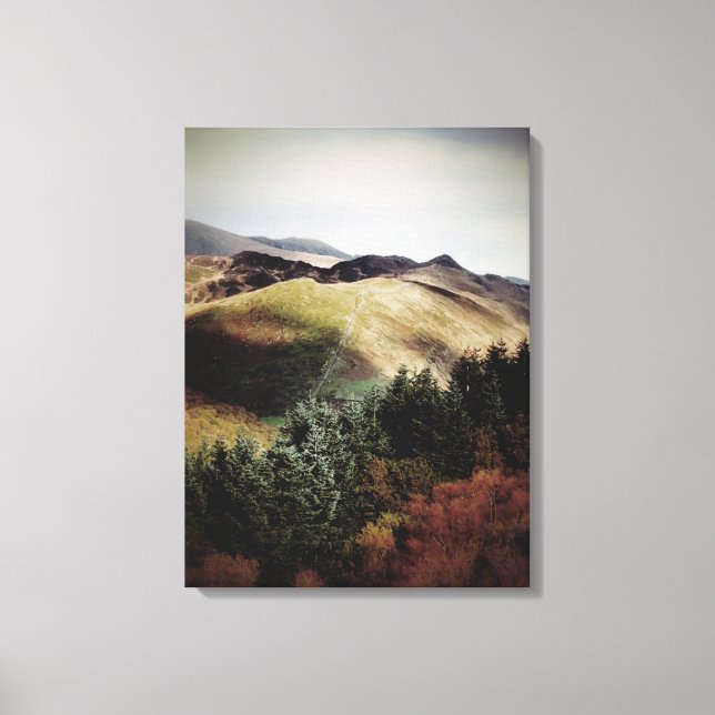 IMPRESSÃO EM TELA MOUNTAIN VIEWS OF WALES (Frente)