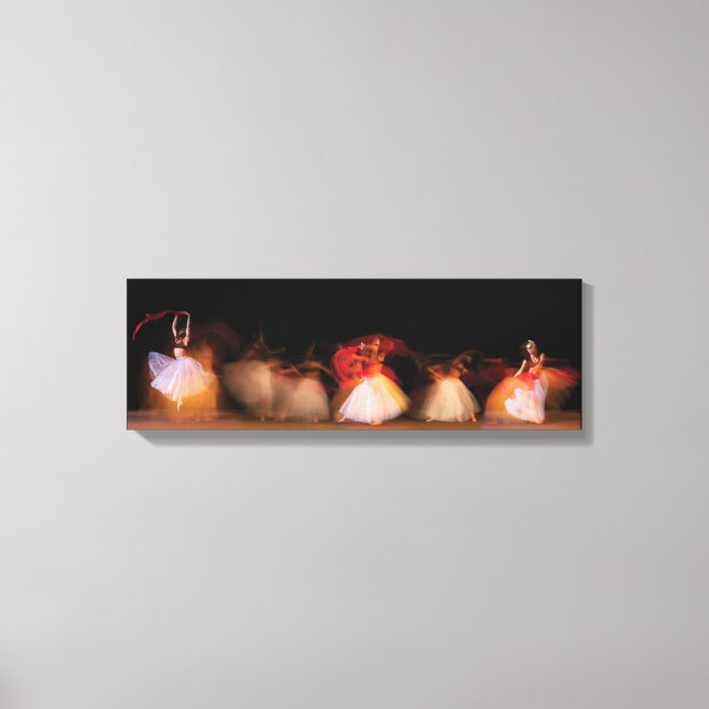 Impressão Em Tela Movimento de dança 2 (Frente)