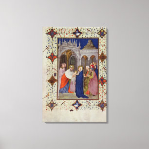 Impressão Em Tela MS 11060-11061 horas de Notre Dame: Nenhuns, o