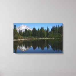 Impressão Em Tela Mt. Hood Refletido no Lago Espelho