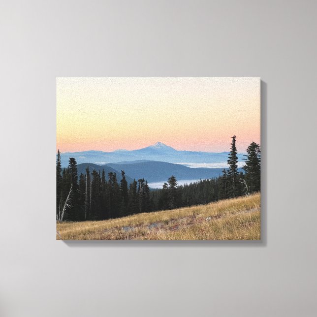 Impressão Em Tela Mt Jefferson sunrise (Frente)