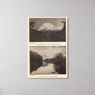 Impressão Em Tela Mt Snoqualmie mais chuvoso R