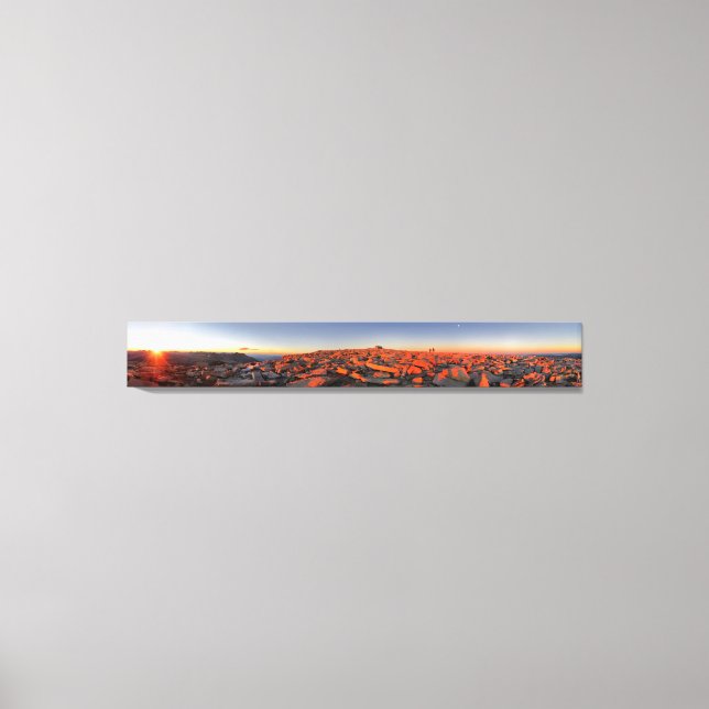 Impressão Em Tela Mt Whitney Sunset Panorama - John Muir Trail (Frente)